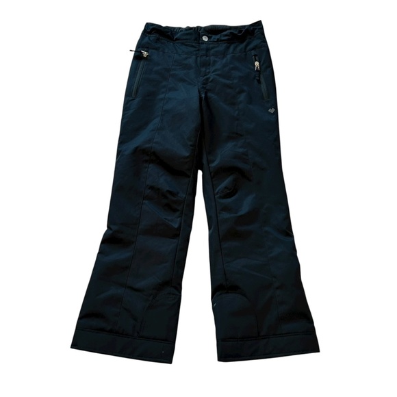 Obermeyer Teen Young Adult Ski Pants Sleek Slim Fit Design Black Bottoms 14/16 - Picture 11 of 13